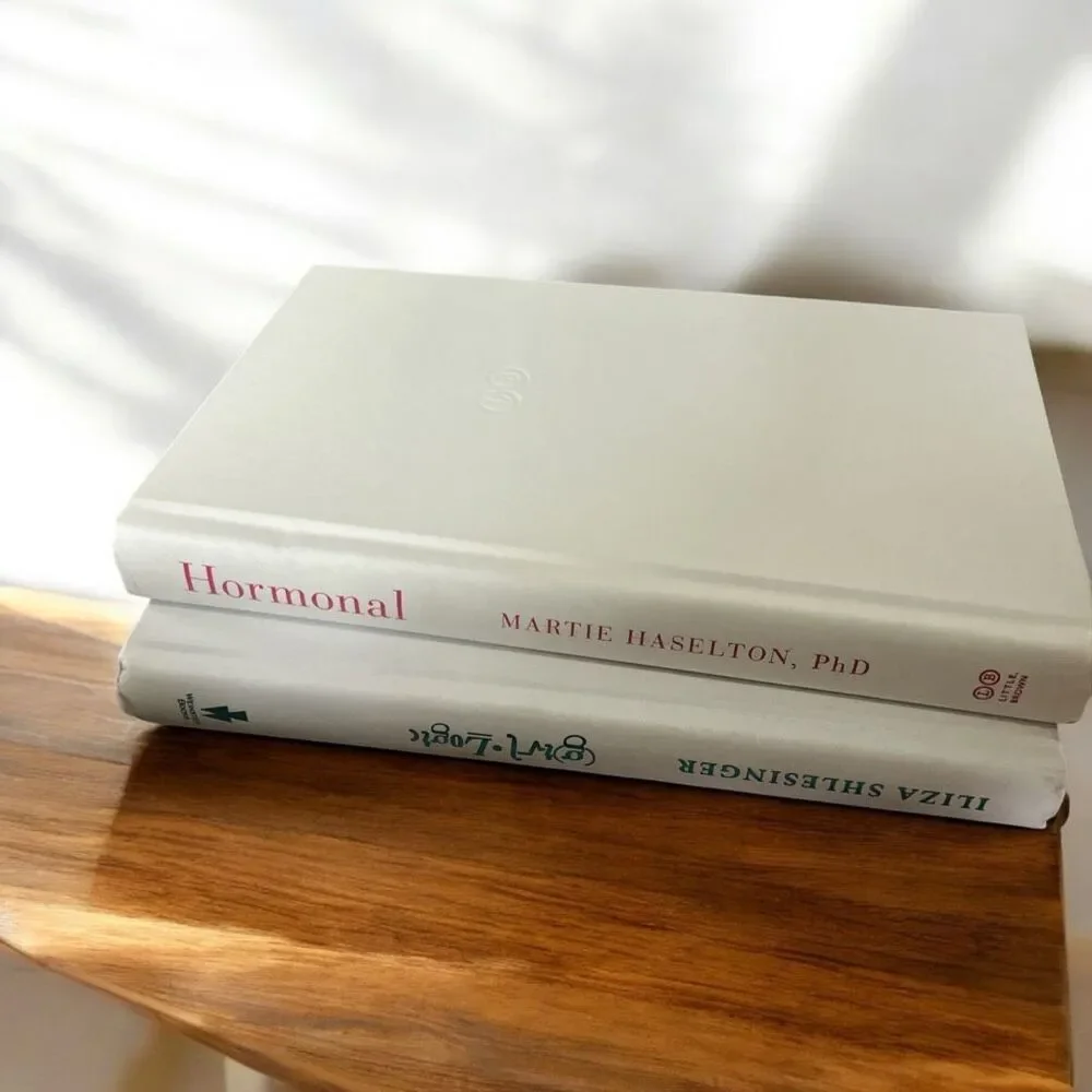 Set of 2 west elm coffee table books